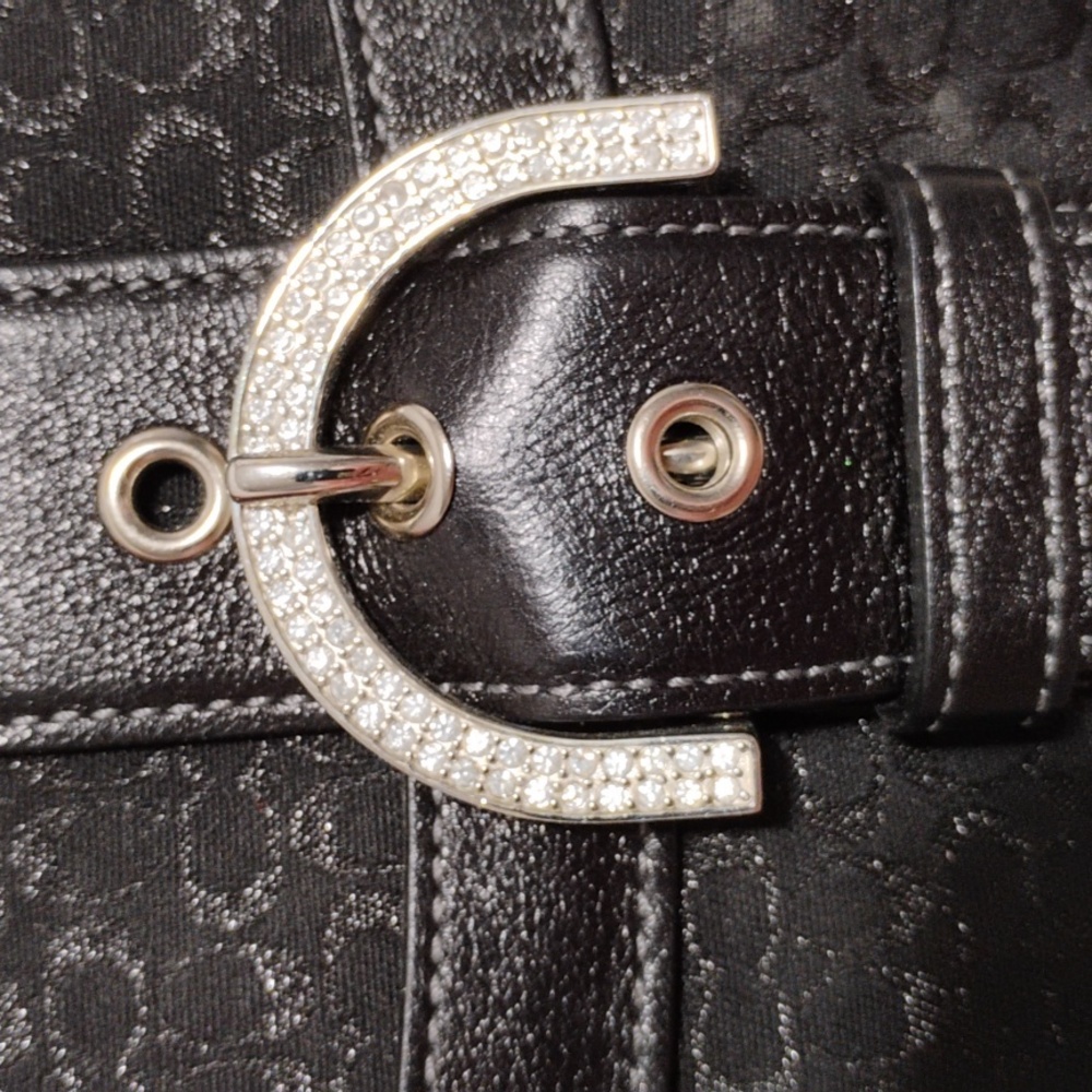 Authentic Coach Y2K Mini Studded Rhinestone Mini C Sparkle Collectible Bag - Picture 11 of 16
